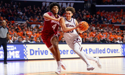 Illini guard Keaton Wagler.