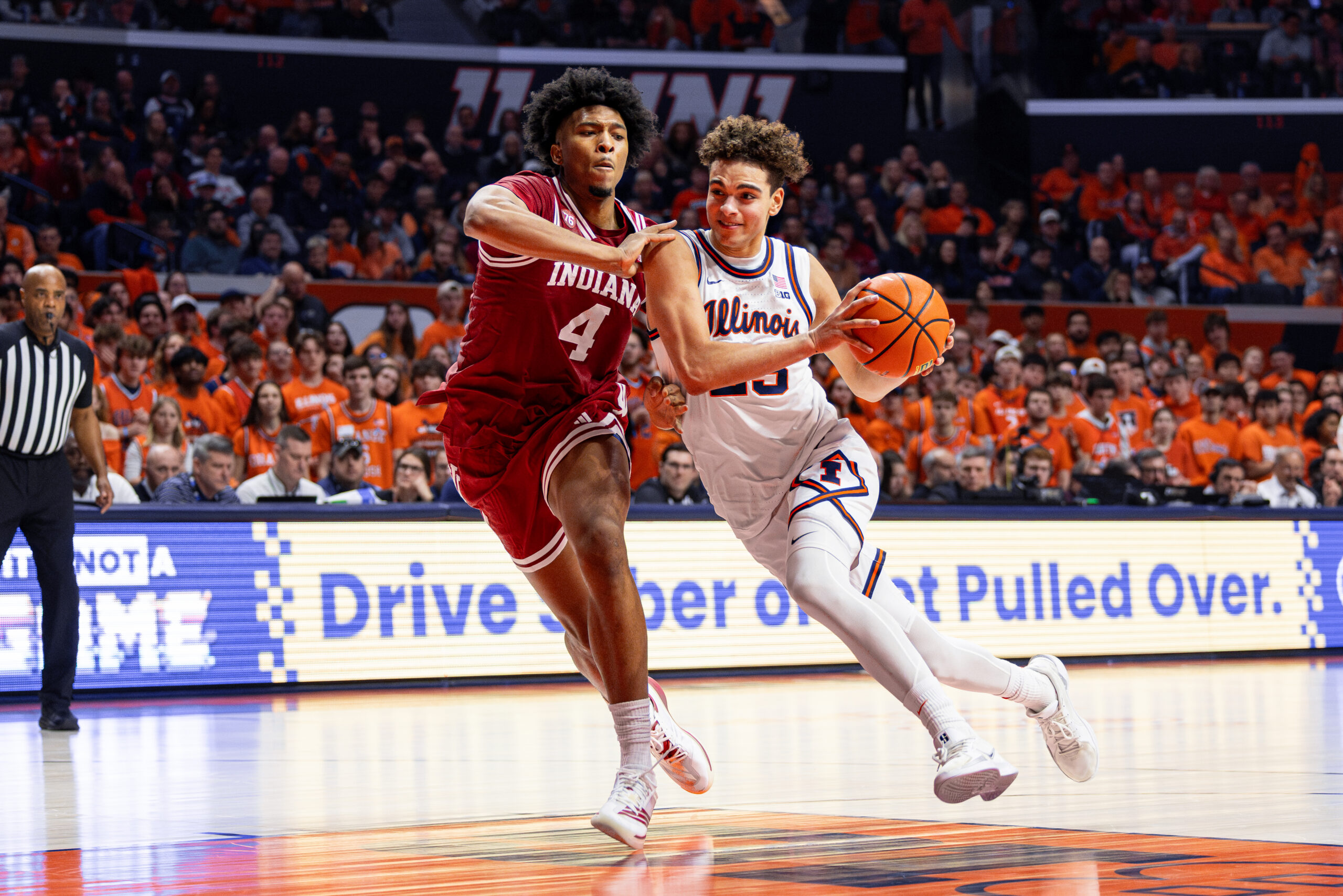 Illini guard Keaton Wagler.