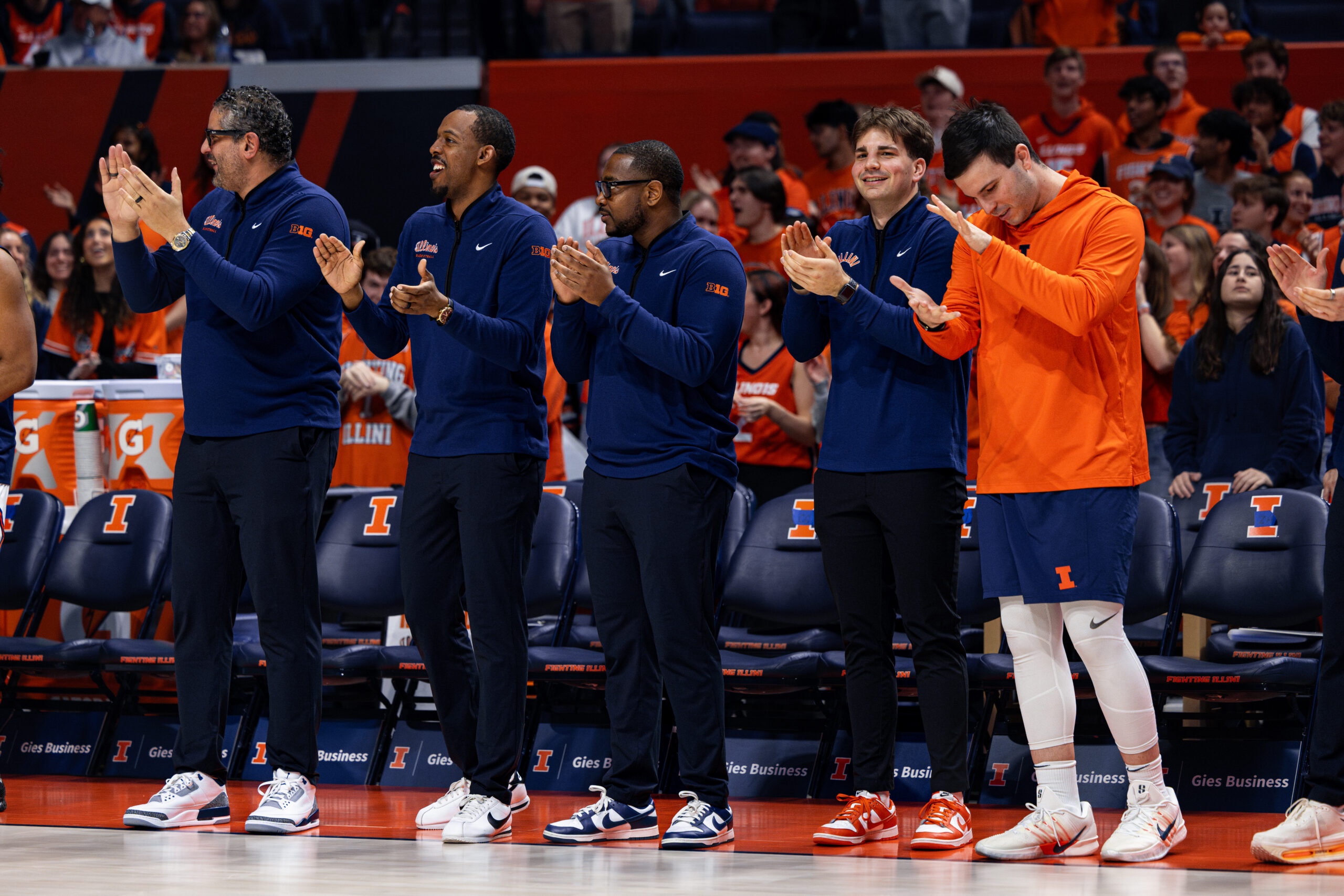 Illinois basketball recruiting occurs throughout the entire staff. Orlando Antigua, Cam Crocker and Zach Hamer work exceptionally hard.