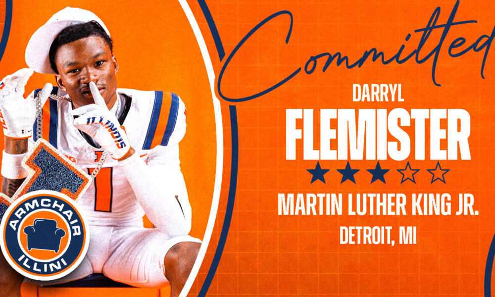 Newest Illinois Football commit Darryl Flemister.