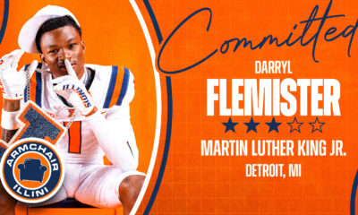 Newest Illinois Football commit Darryl Flemister.