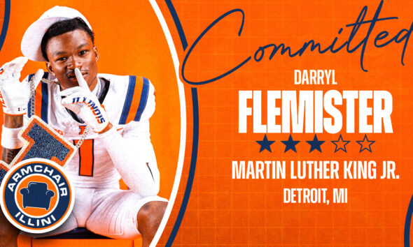 Newest Illinois Football commit Darryl Flemister.