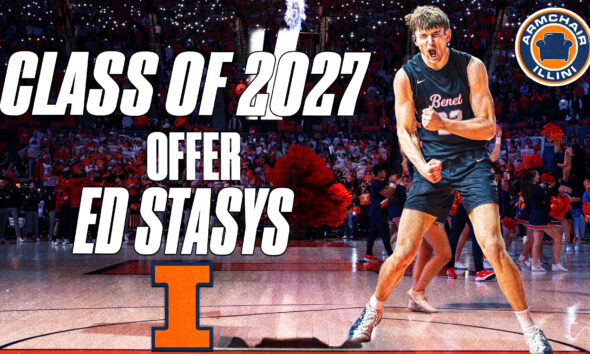 Illinois basketball has offered three-star forward Ed Stasys