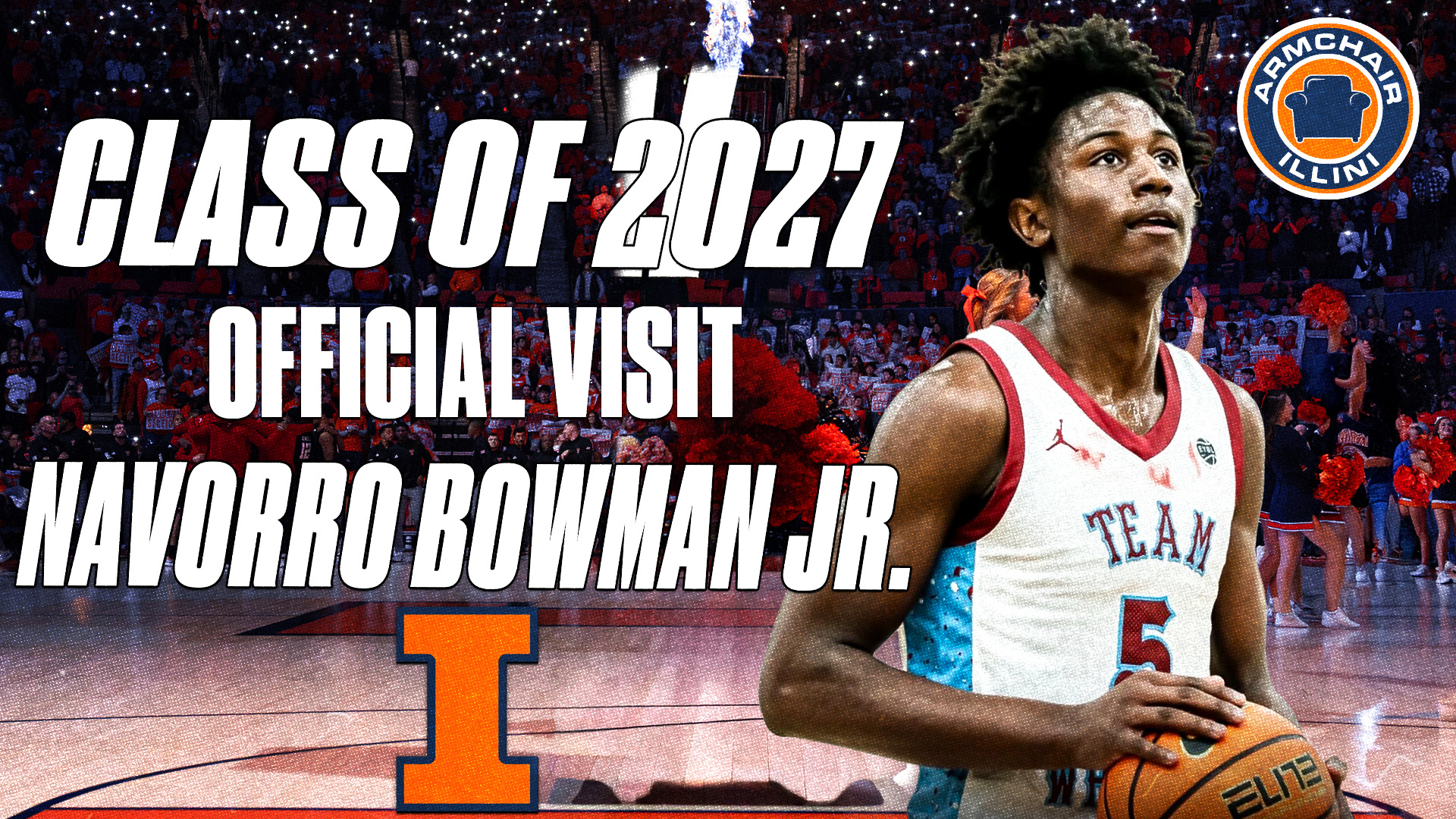 Illinois basketball is set to host five-star guard NaVorro Bowman Jr.
