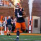 Illinois Football. Armchair Illini. Kaden Feagin. Tight End. No. 3. Photo Credit: Kaden Feagin. Instagram. (@kaden.feagin).