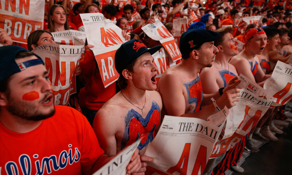Illinois basketball fans