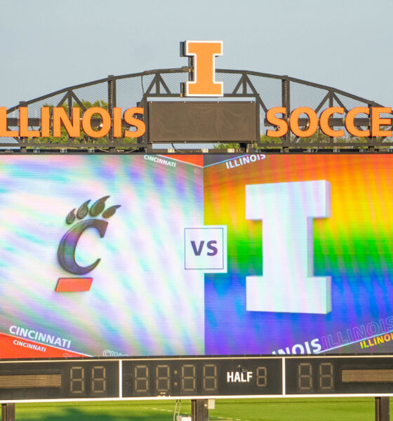 Illini soccer took on Cincinnati