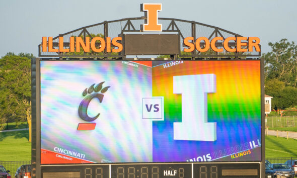 Illini soccer took on Cincinnati