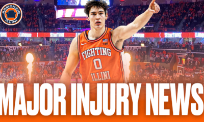 Illinois basketball forward David Mirkovic.