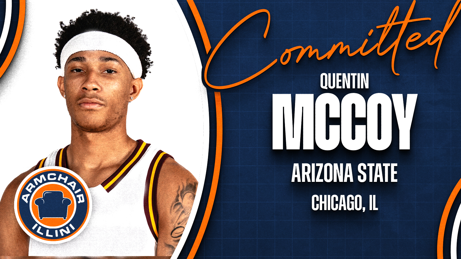 Illinois basketball incoming transfer Quentin McCoy.