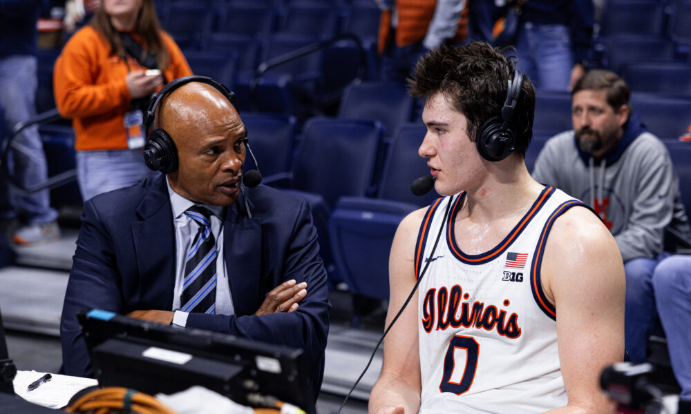 Illini forward David Mirkovic
