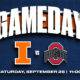 Illinois football to take on Ohio State.