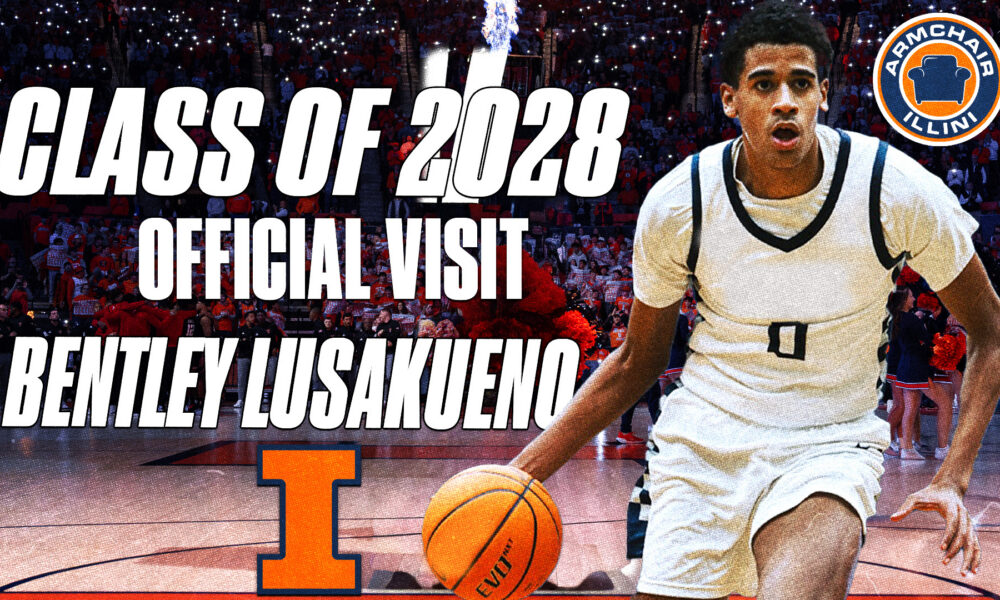 Illinois basketball will host Bentley Lusakueno for an official visit.