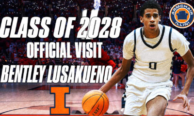 Illinois basketball will host Bentley Lusakueno for an official visit.