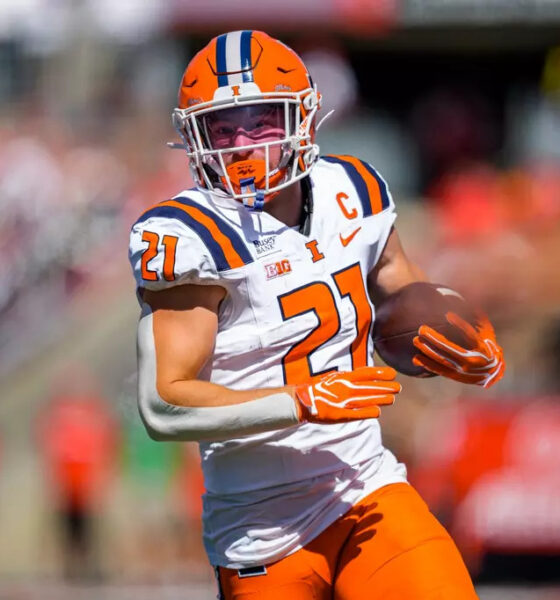 Illinois football running back Aidan Laughery.