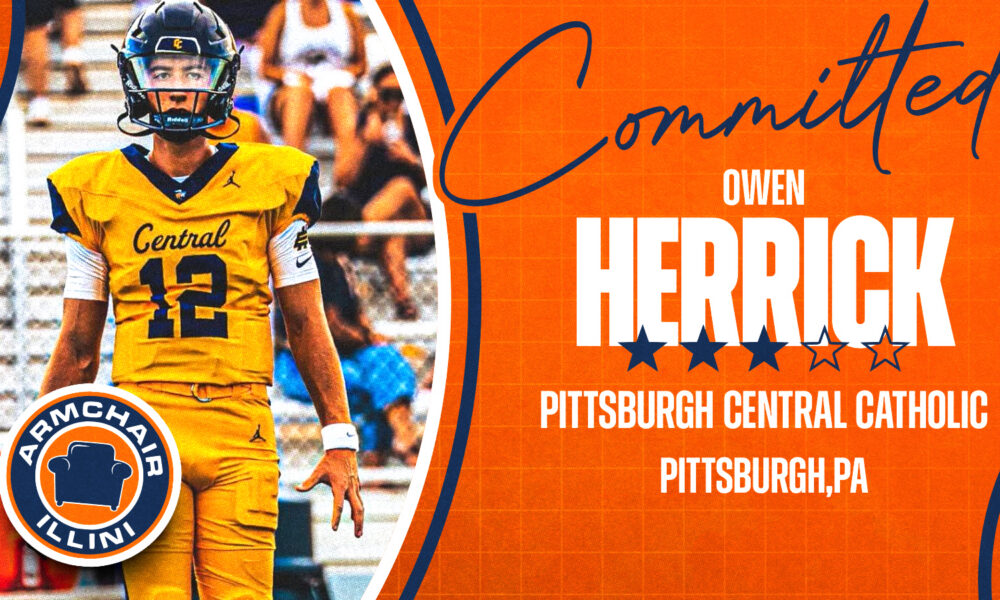 Illinois Football commit Owen Herrick.