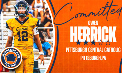 Illinois Football commit Owen Herrick.