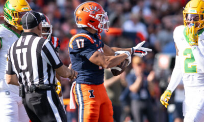 Illinois Football. Collin Dixon. No. 17. Photo Credit: Vincent Bruington. Armchair Illini.