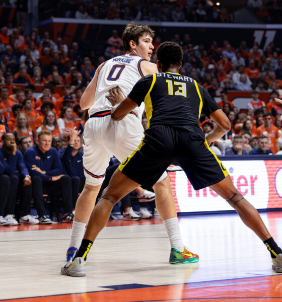 Illini forward David Mirkovic